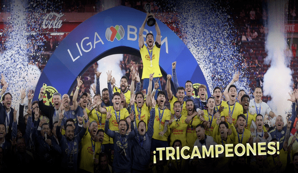 América tricampeón de la Liga MX